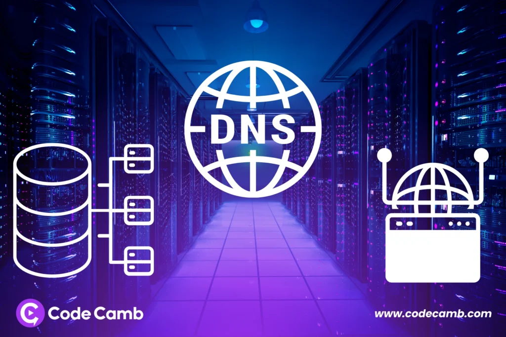 هو قاعدة بيانات موزعة تحتفظ بأسماء النطاقات وعناوين IP الخاصة بها على الإنترنت.

يتيح DNS للمستخدمين إدخال أسماء النطاقات بدلاً من عناوين IP للوصول إلى المواقع.
